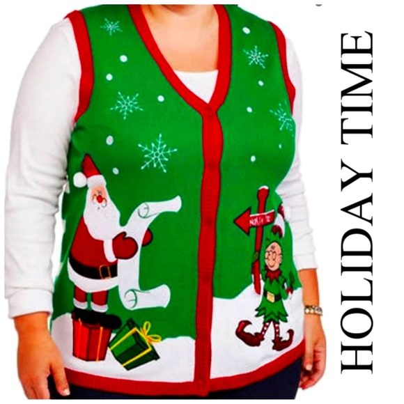 Holiday Christmas Sweater Vest 